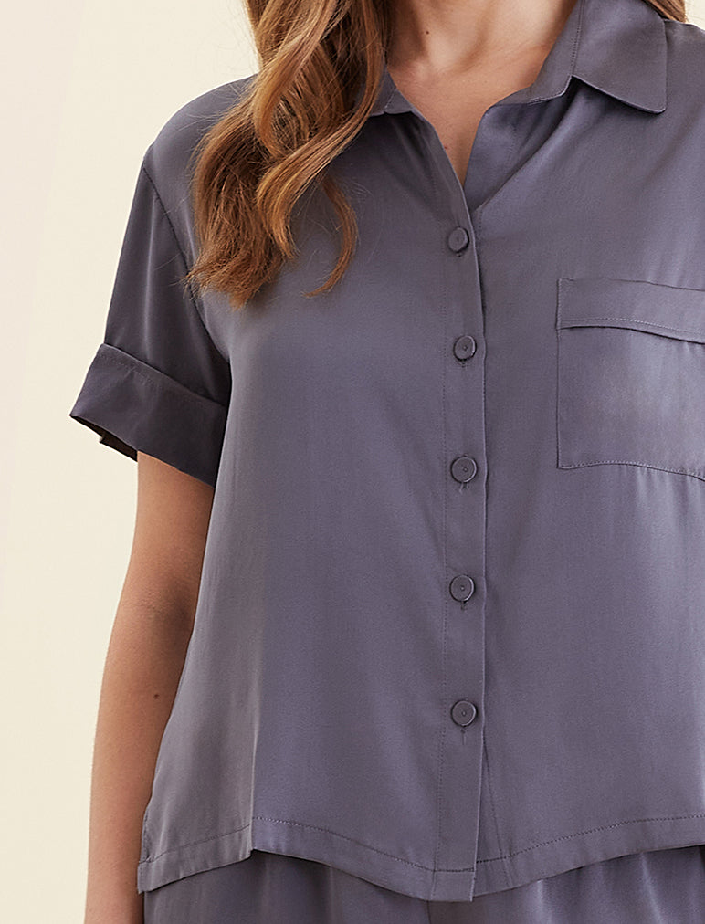 Audrey Washable Silk Boxer PJ Set