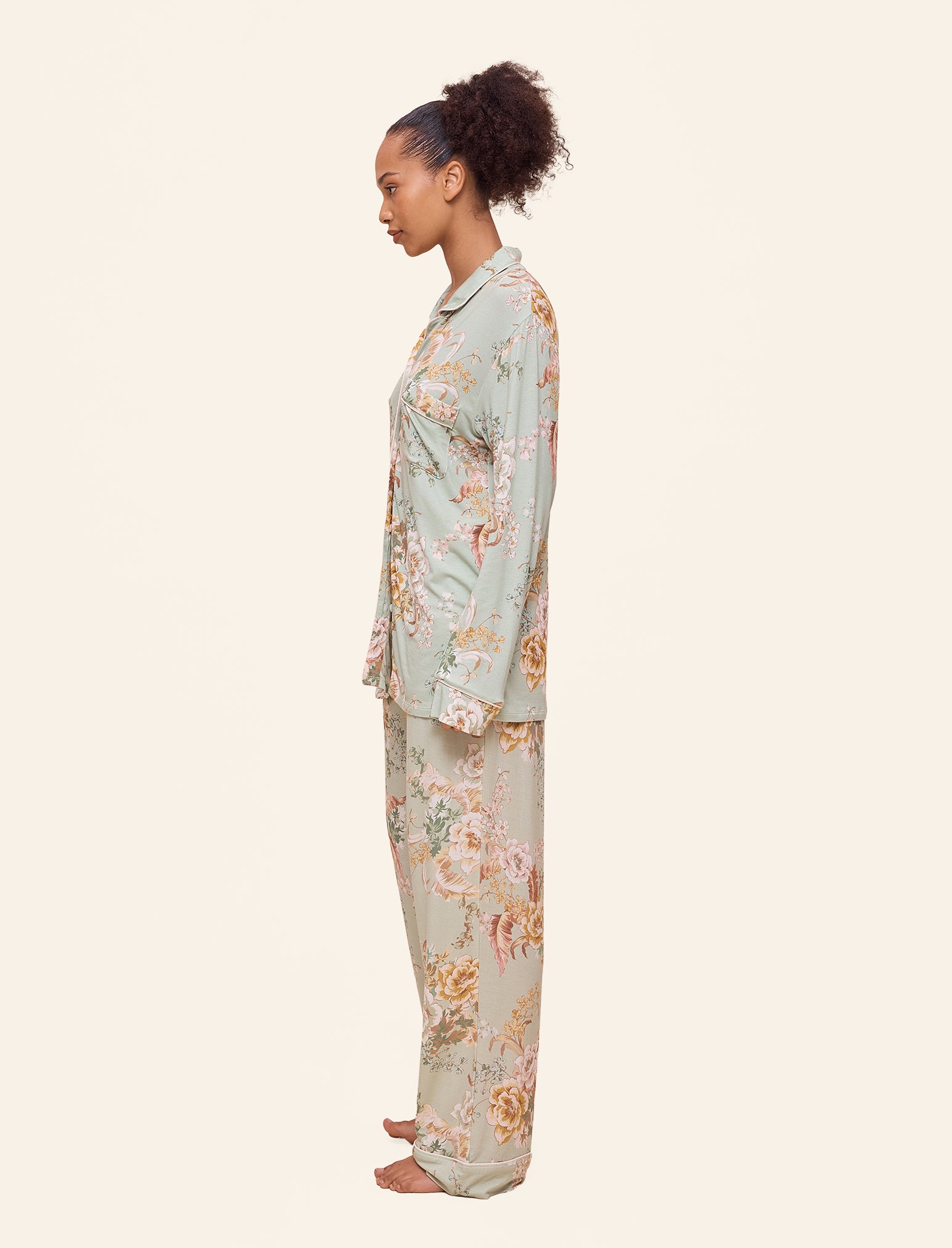 Kate Modal Soft Full Length PJ Set
