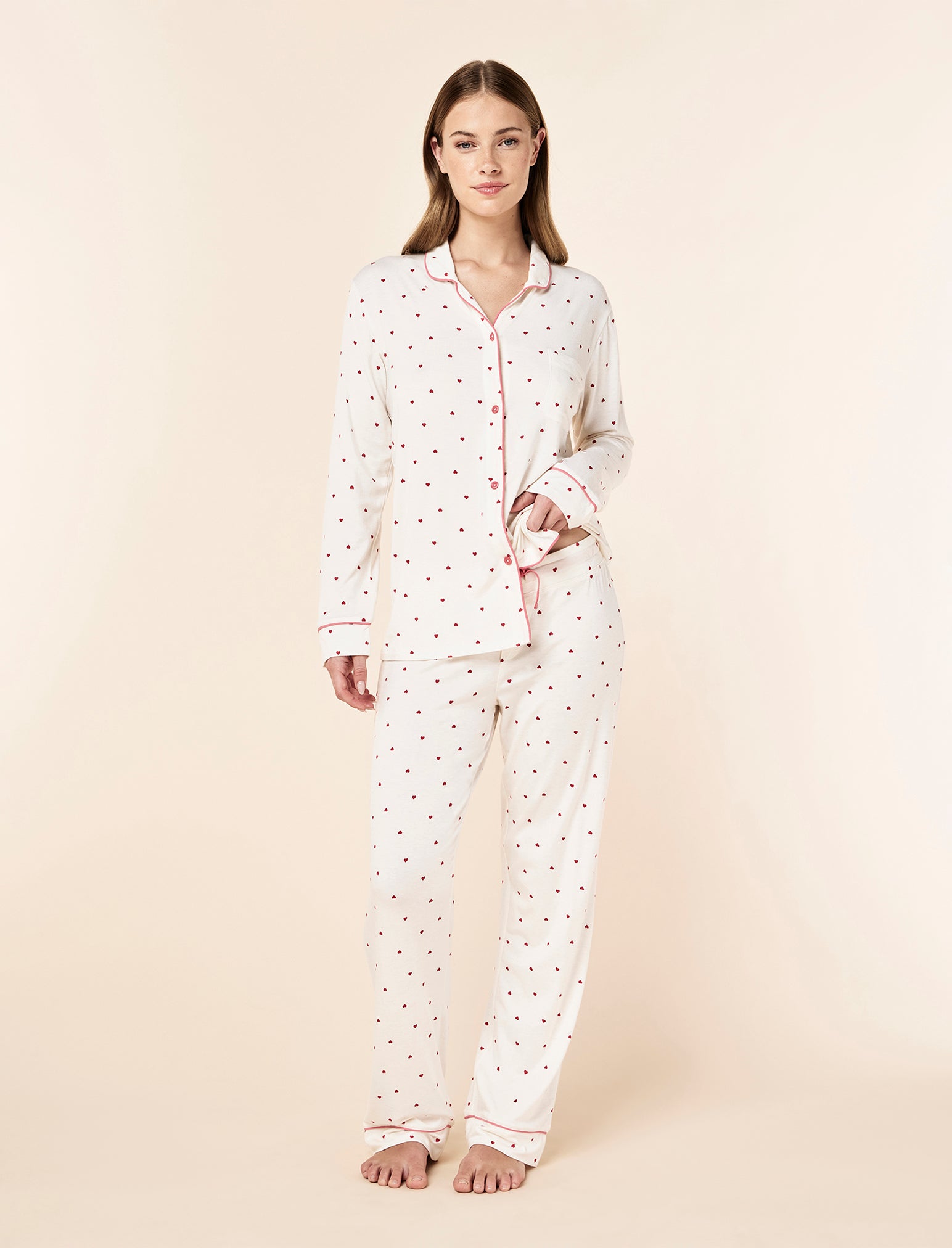 Kate Modal Soft Full Length PJ Set