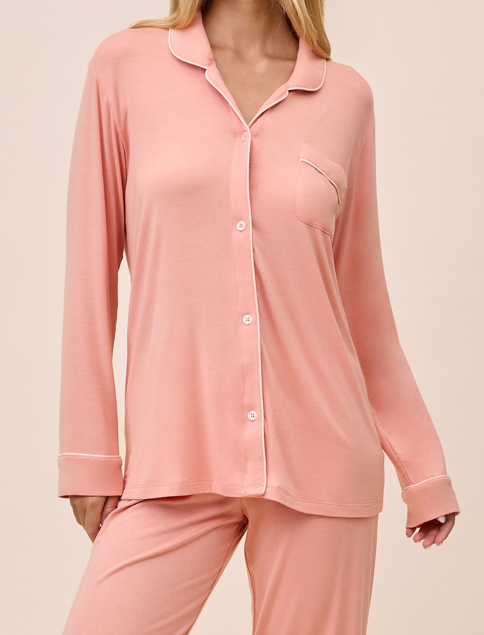 Molly Sims Modal Soft PJ Set & Eye Mask