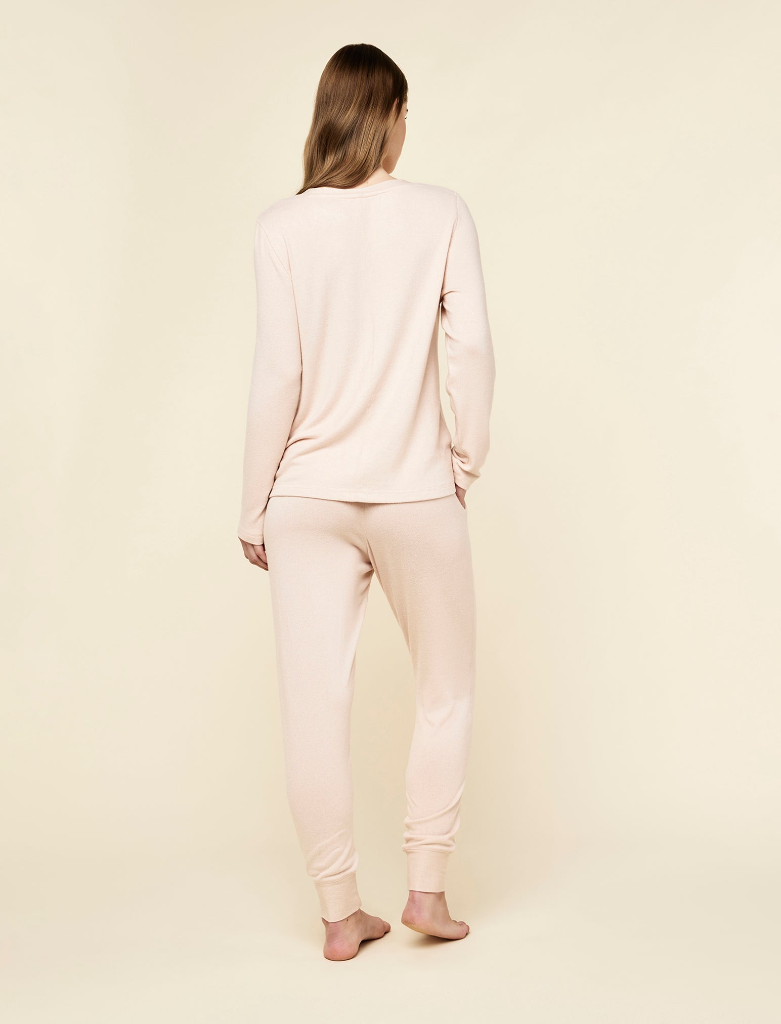 Feather Soft Long Sleeve Top and Jogger Set