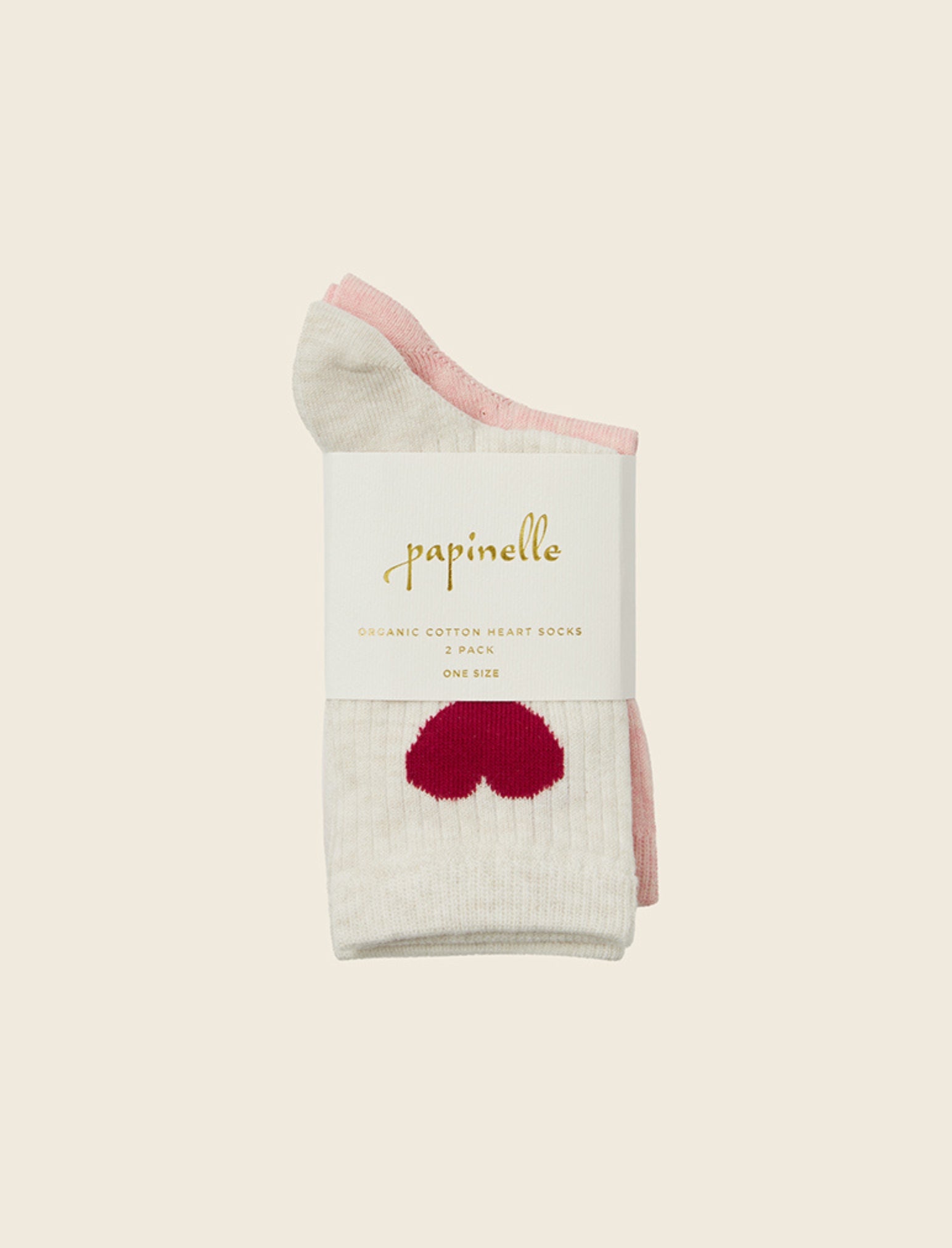 Heart Sock - 2 pack Multi