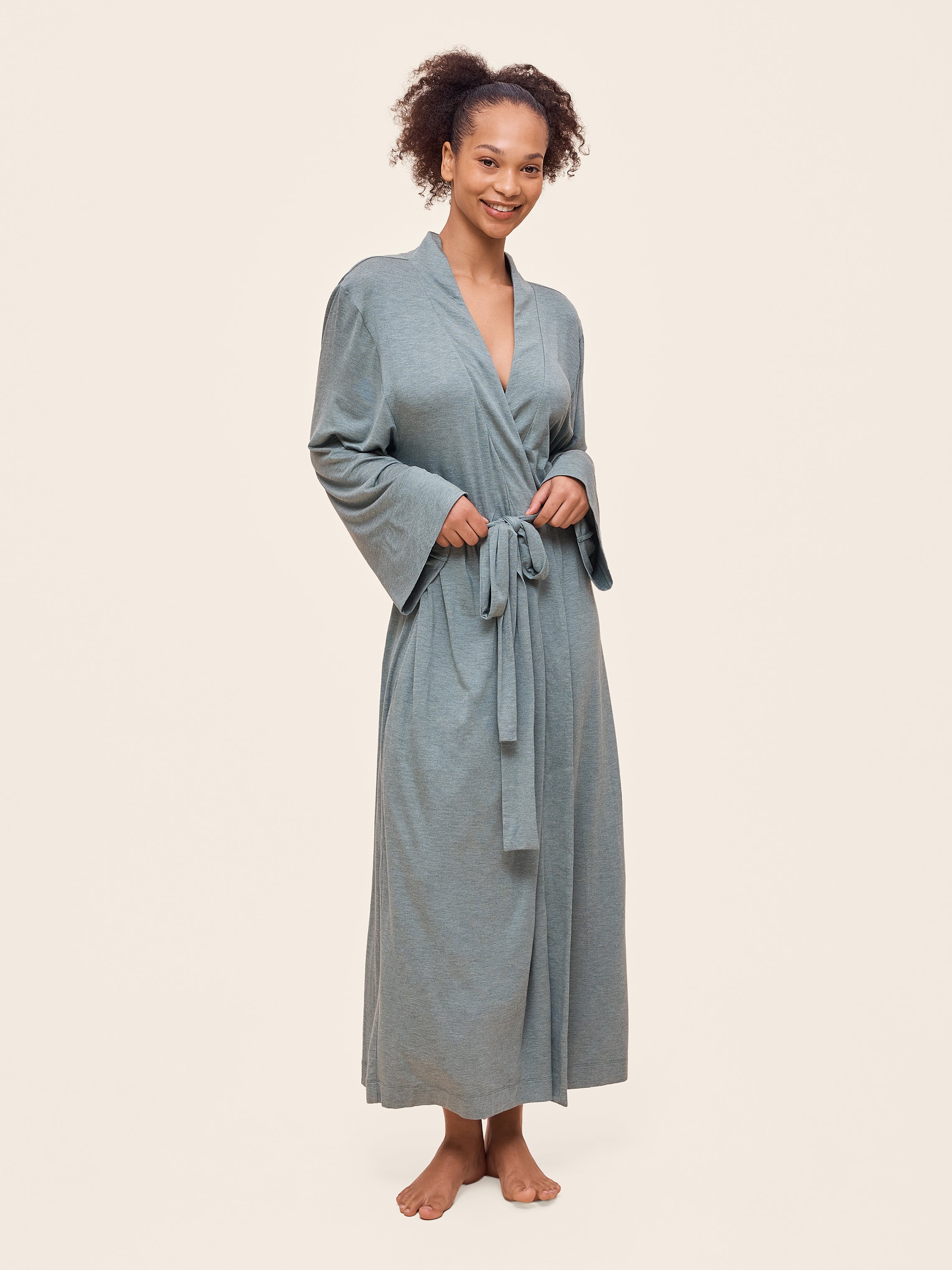 Kate Modal Soft Maxi Robe