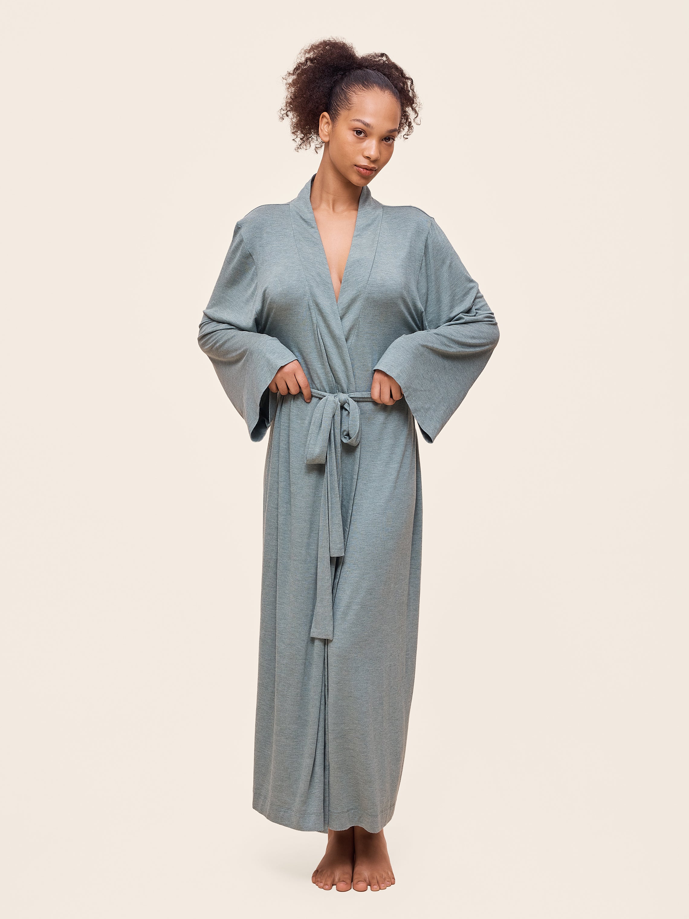Kate Modal Soft Maxi Robe