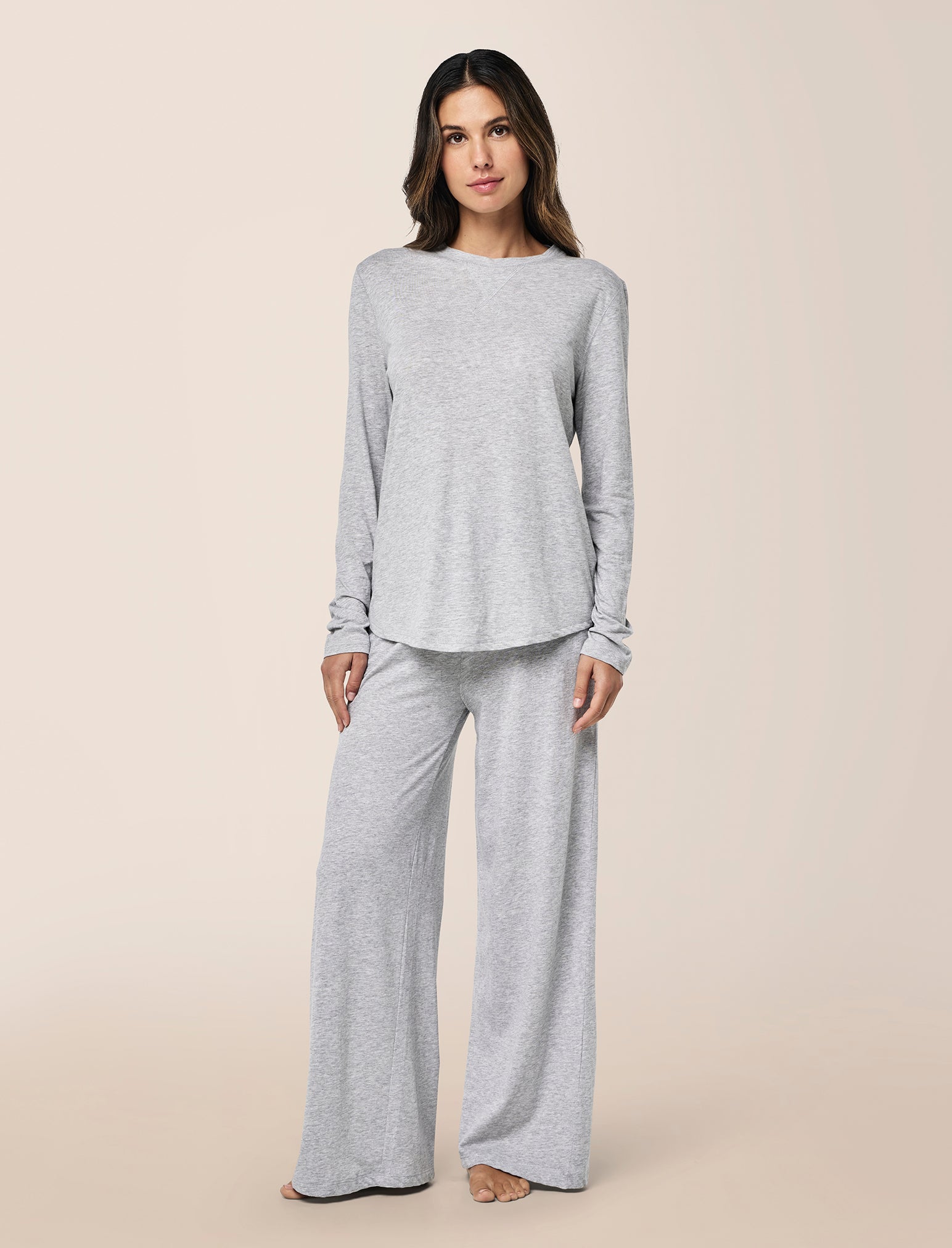 Jada Organic Cotton Knit Long Sleeve Tee