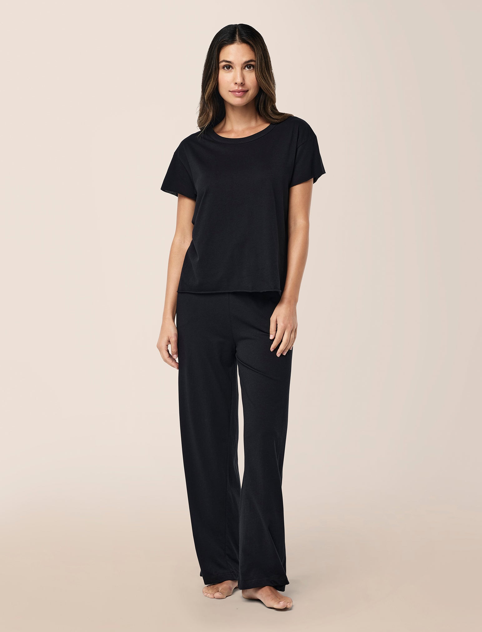 Jada Organic Cotton Knit Boxy Tee