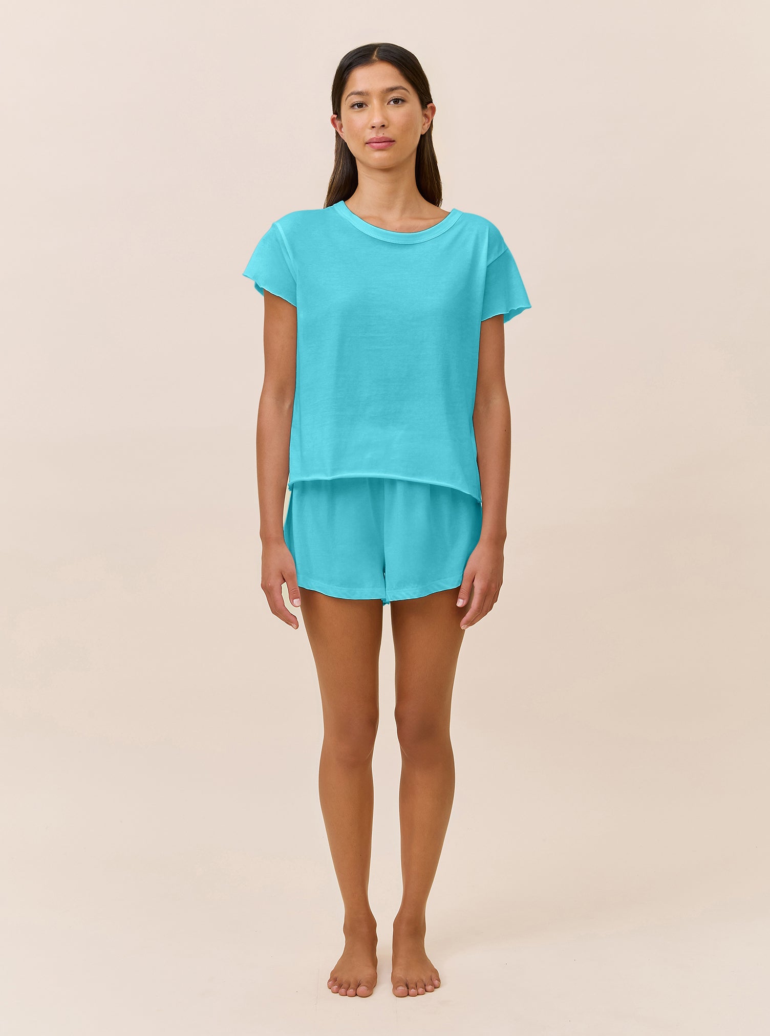 Jada Organic Cotton Knit Boxy Tee