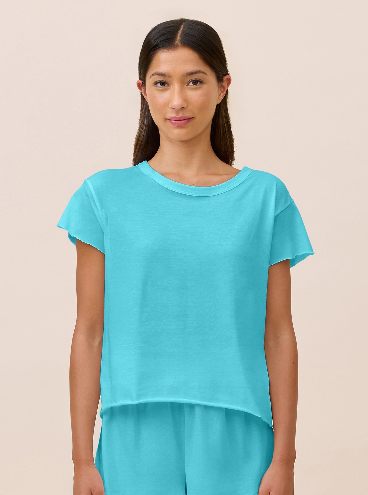 Jada Organic Cotton Knit Boxy Tee