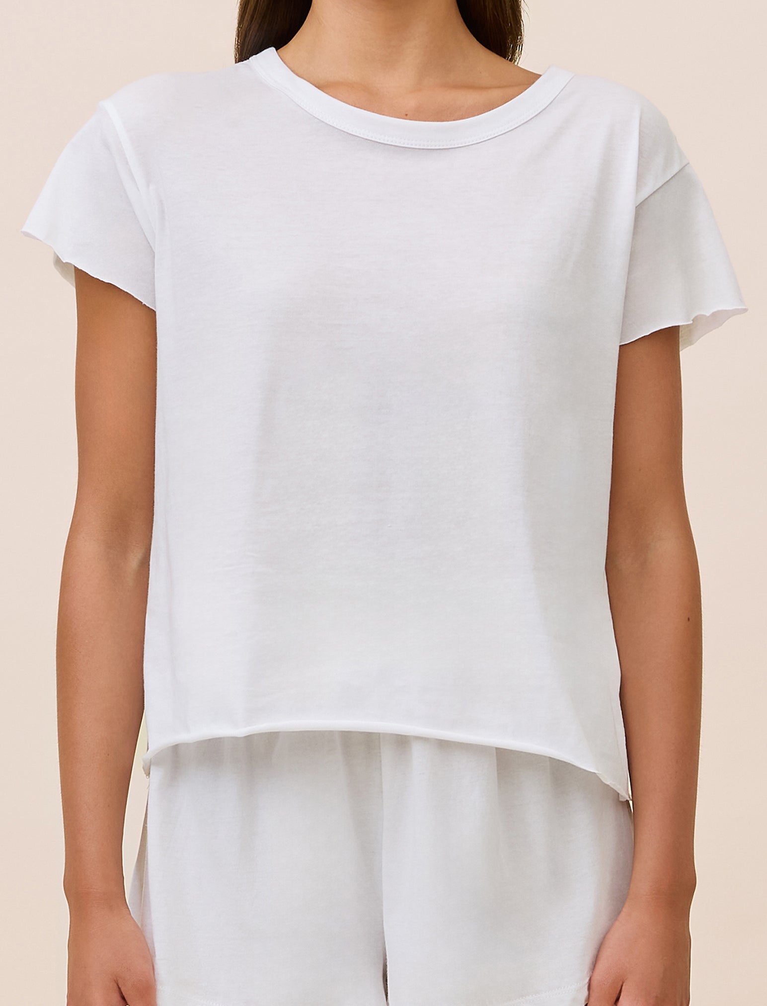 Jada Organic Cotton Knit Boxy Tee