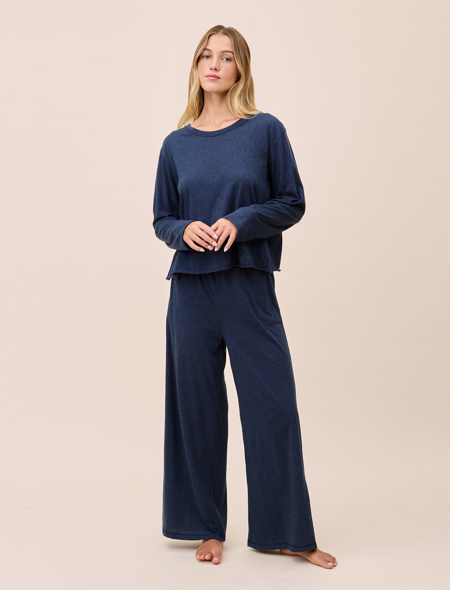 Jada Organic Cotton Boxy Long Sleeve Tee