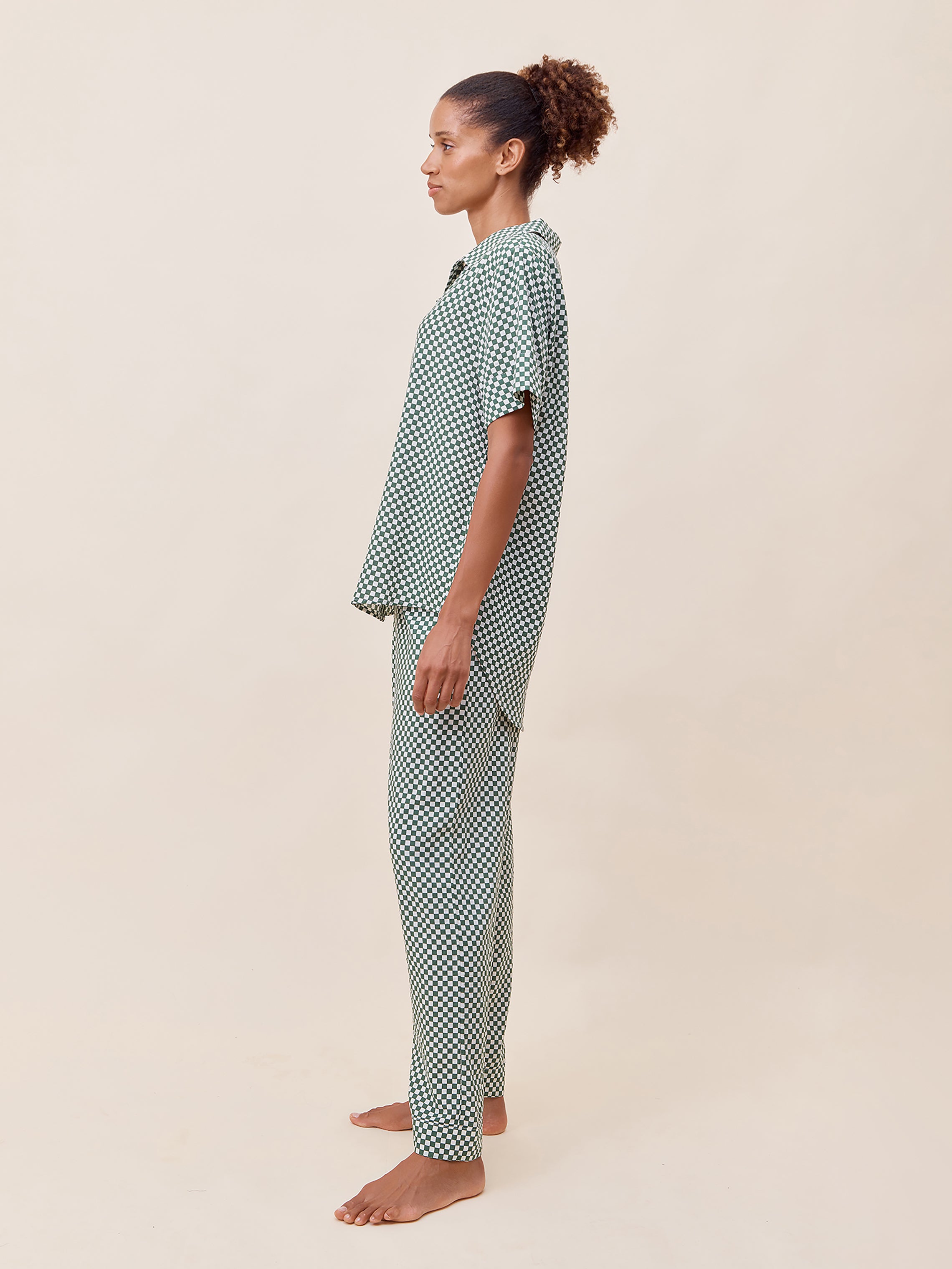 Anais Short Sleeve Full Length PJs