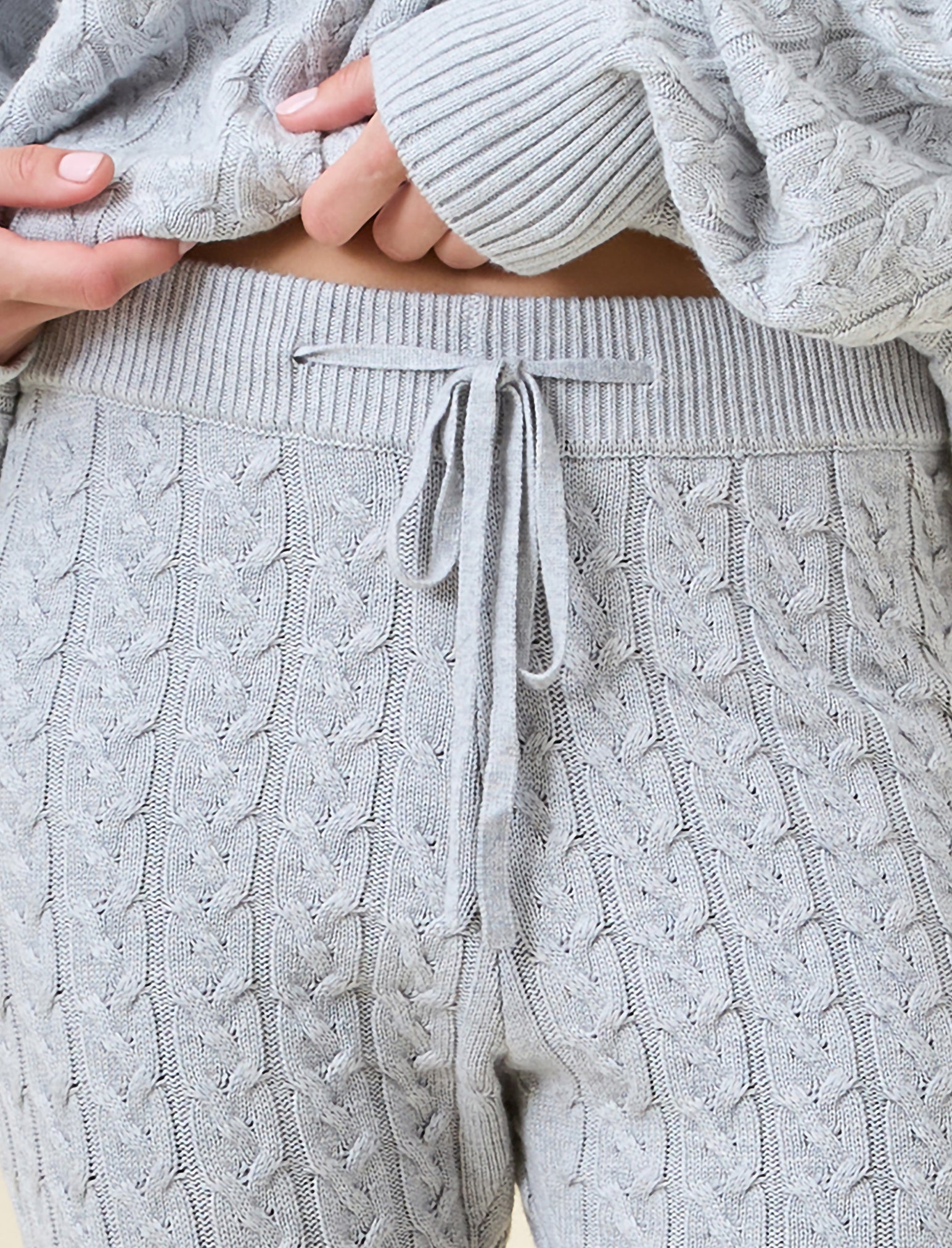 Cosy Cable Cotton Cashmere Legging