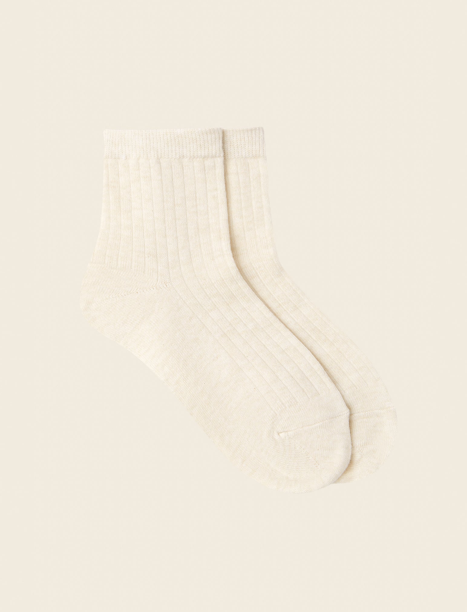 Crew Ribbed Socks