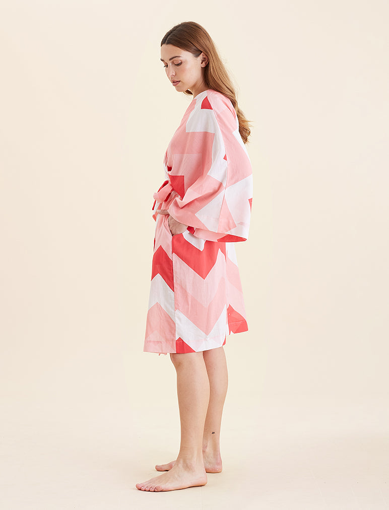 Ava Kimono Midi Robe