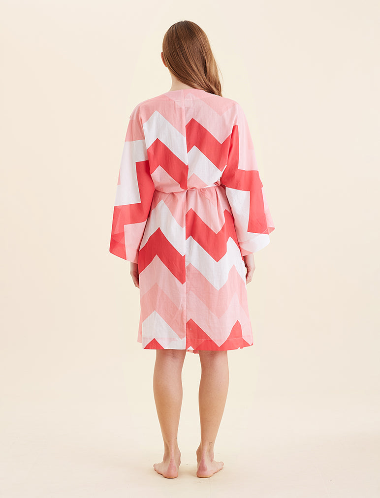 Ava Kimono Midi Robe