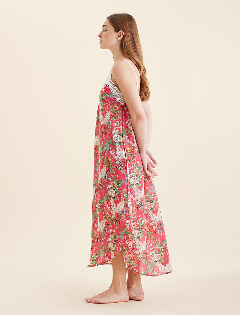 Clara Lace Front Maxi Nightie