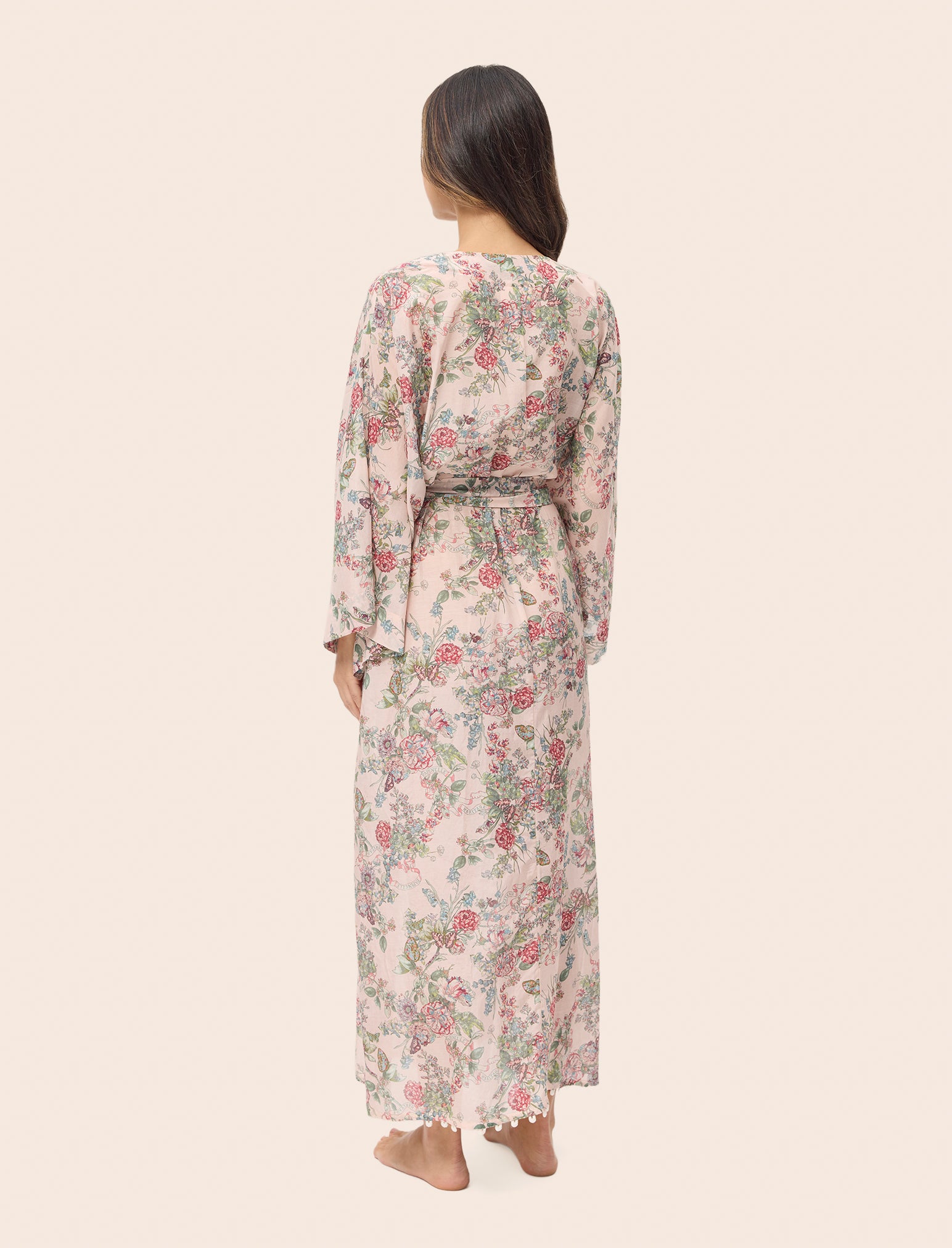 Layla Lace Kimono Maxi Robe