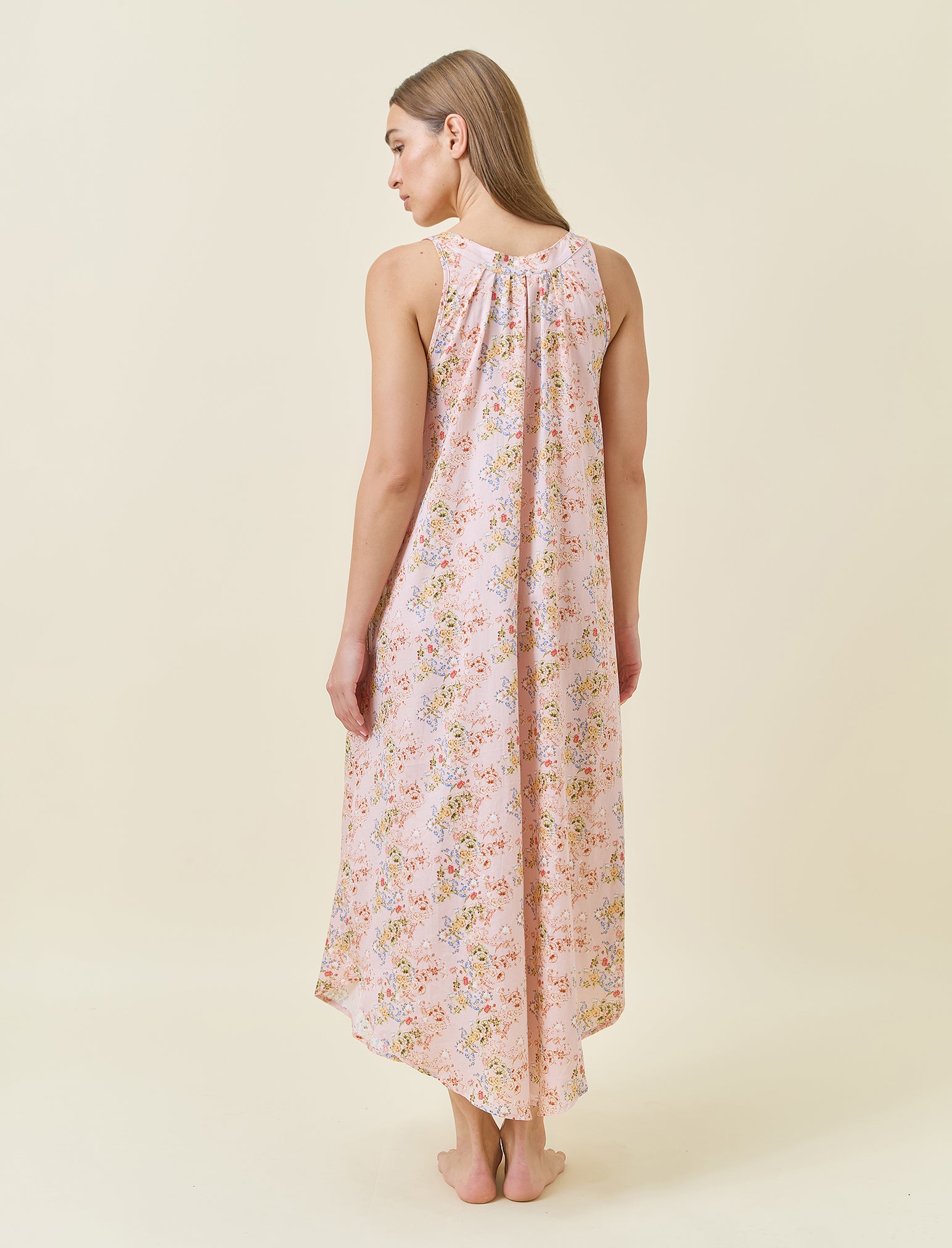 Molly Panel Front Maxi Nightgown