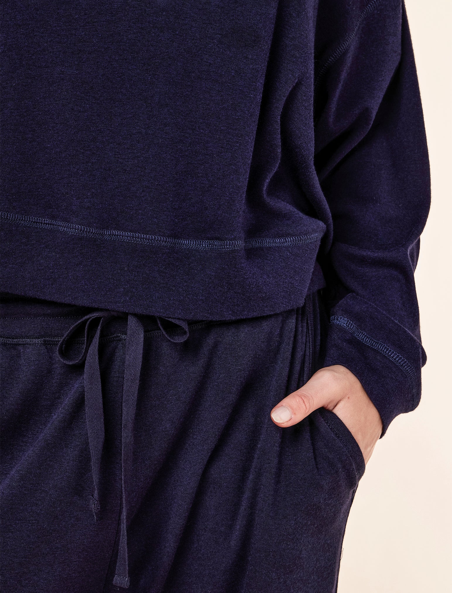 Pia Boxy Long Sleeve Top & Wide Leg Pant Set