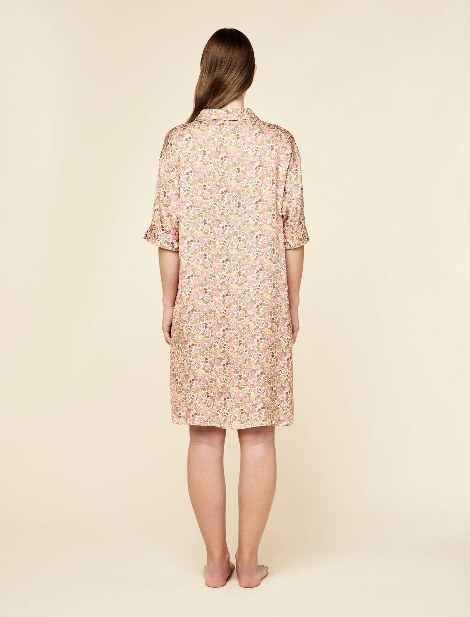 Betsy Fields Satin Nightshirt