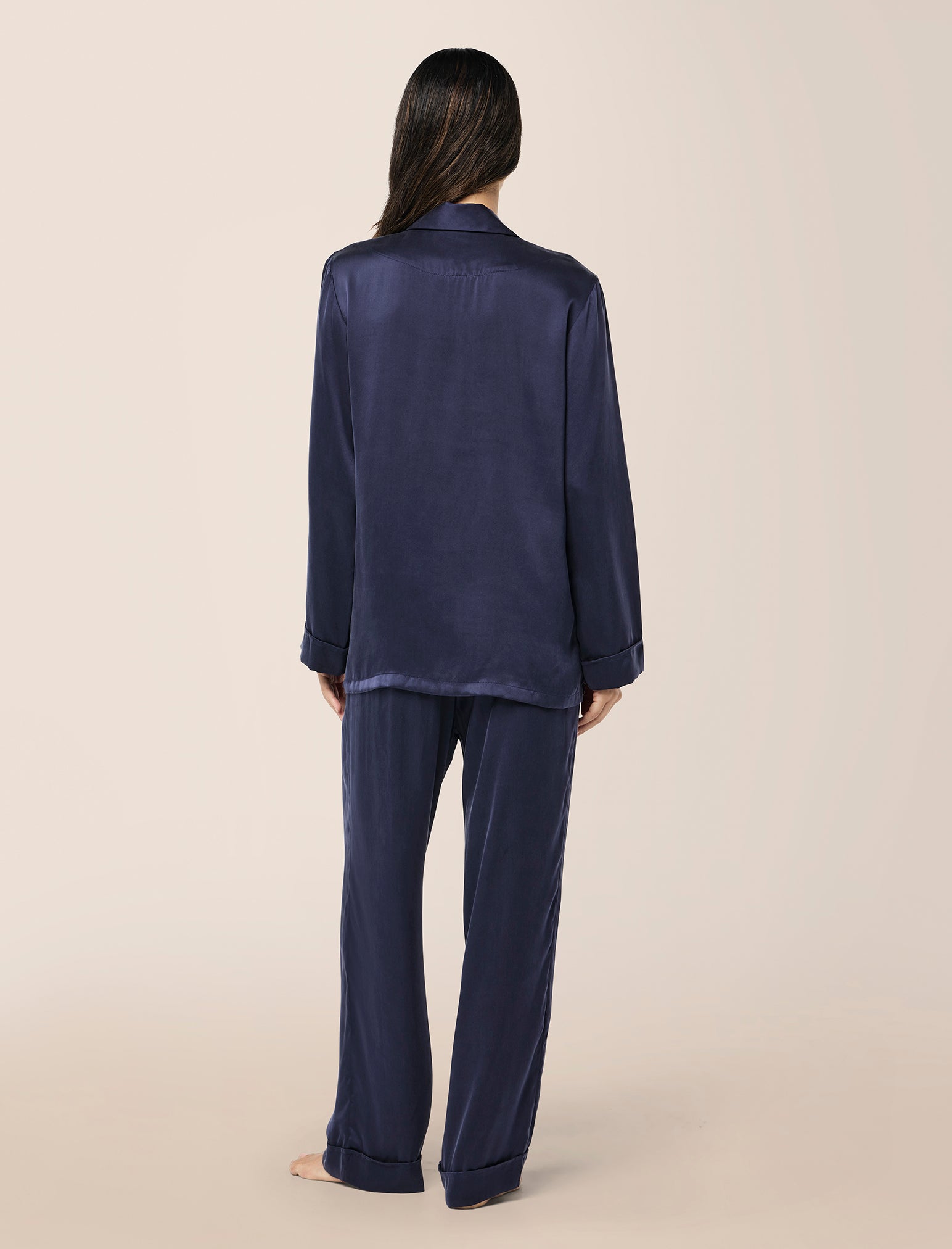 Audrey Washable Silk Full Length PJ Set