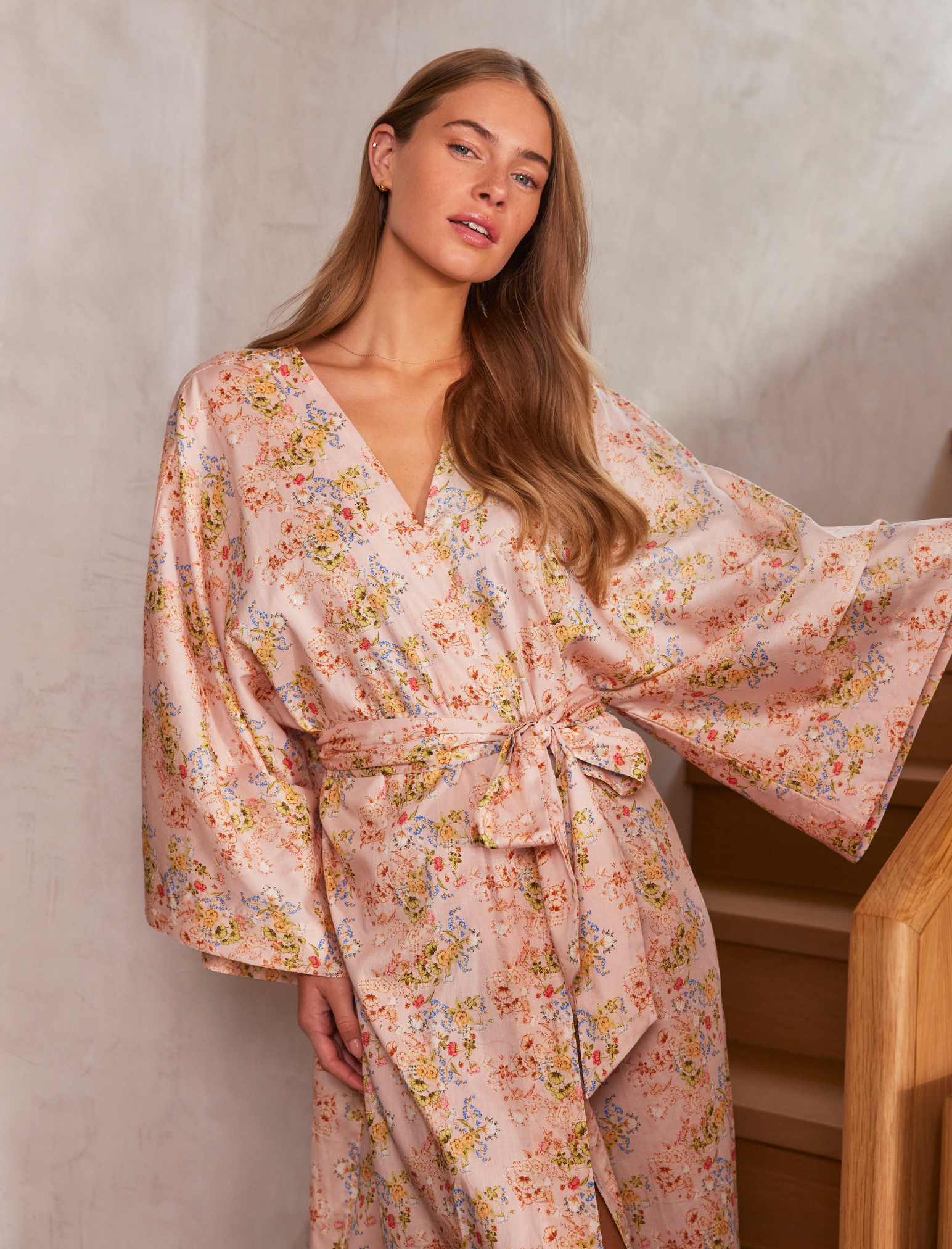 Molly Kimono Midi Robe