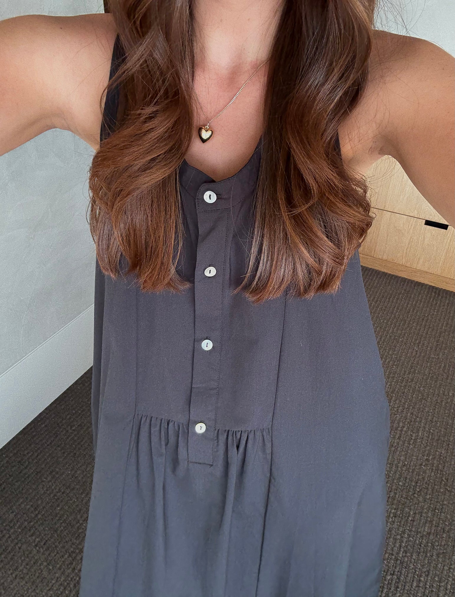 Madison Panel Front Maxi Nightgown