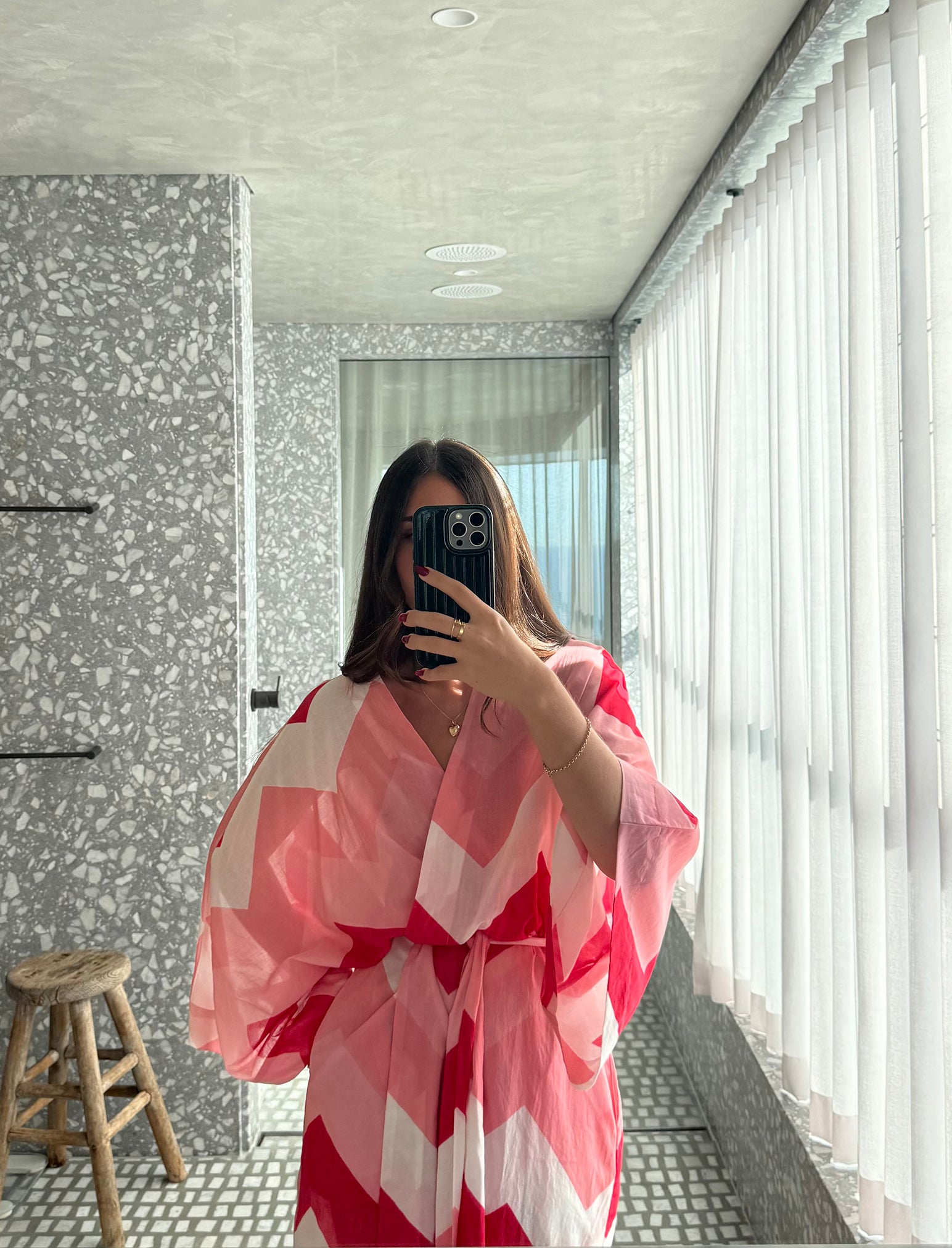 Ava Kimono Midi Robe