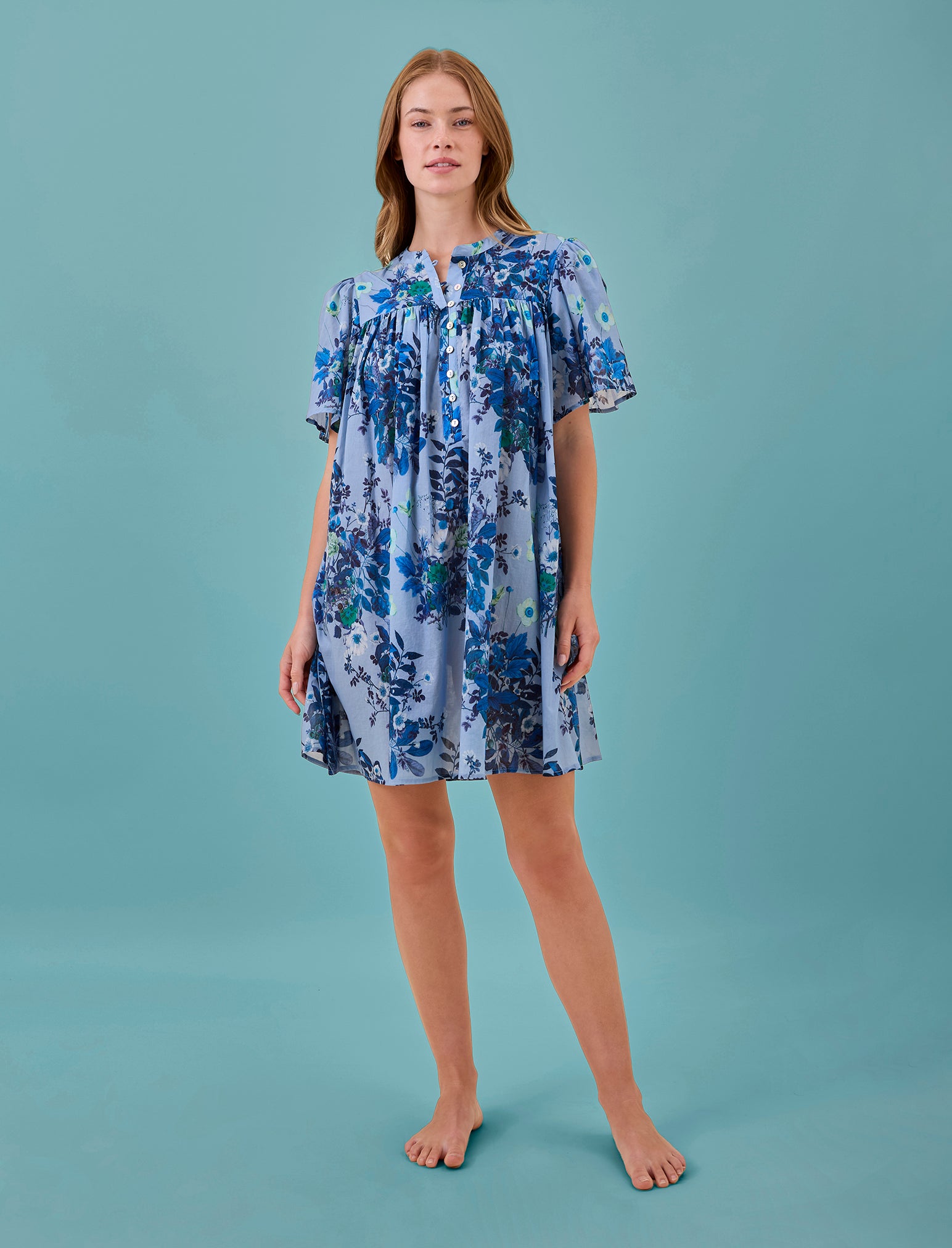 Karen Walker Love Letter Flutter Nightgown