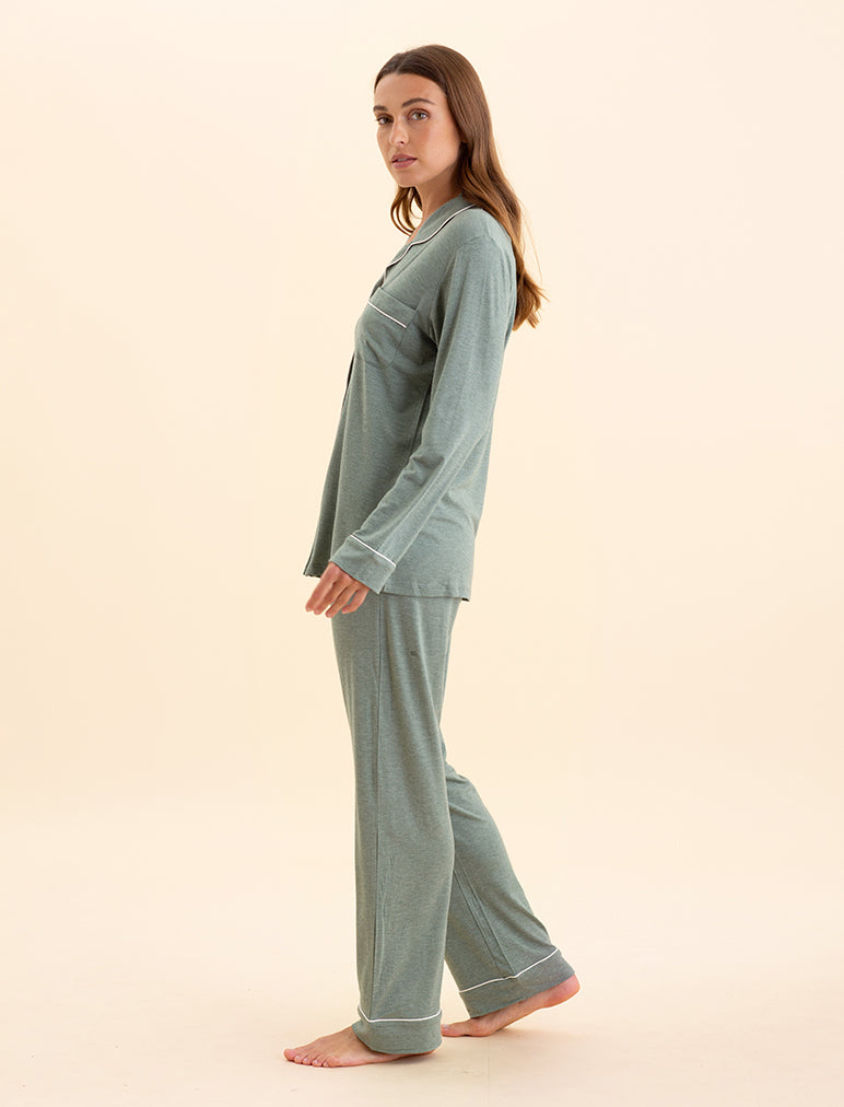 Kate Modal Soft Full Length PJ Set