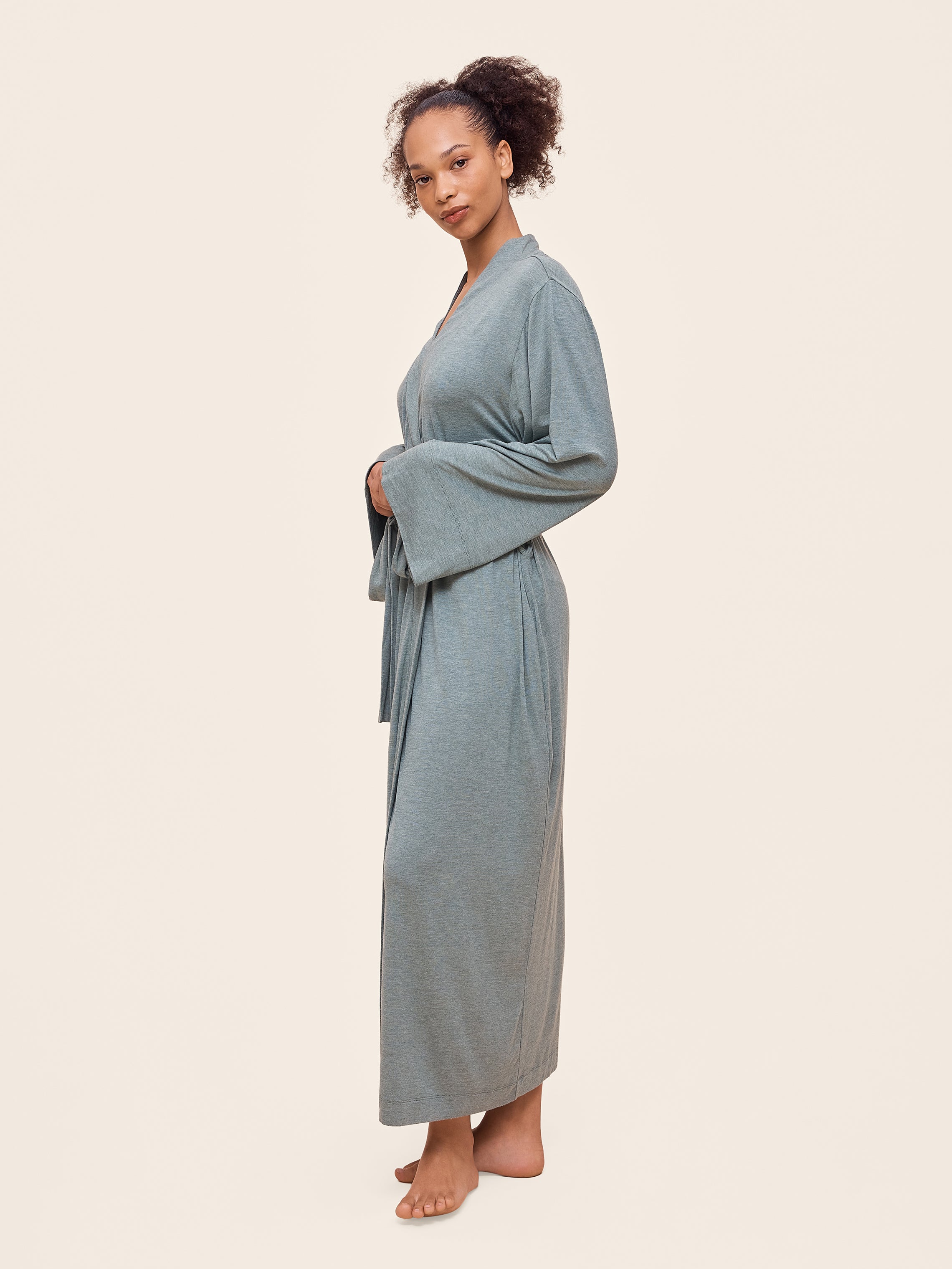 Kate Modal Soft Maxi Robe