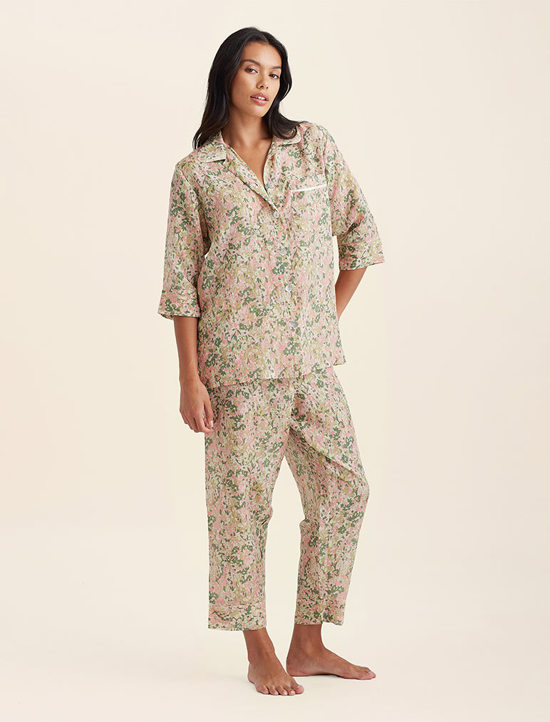 Adeline Silk Cotton Crop PJ