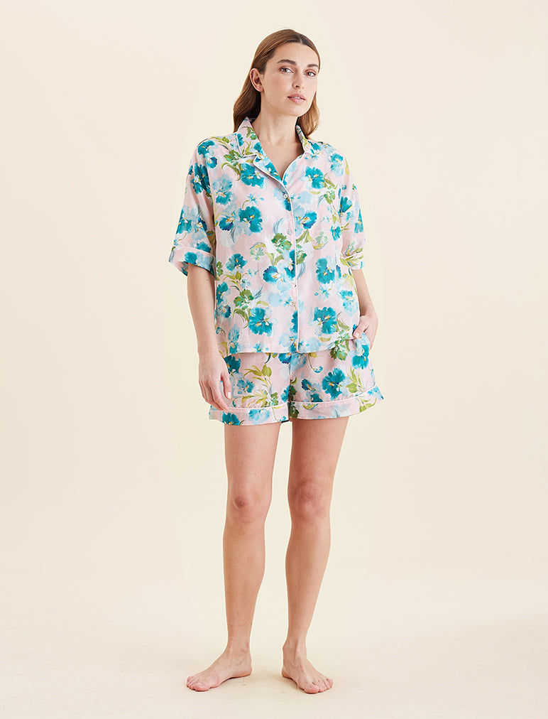 Audrey Floral Boxer PJ Set