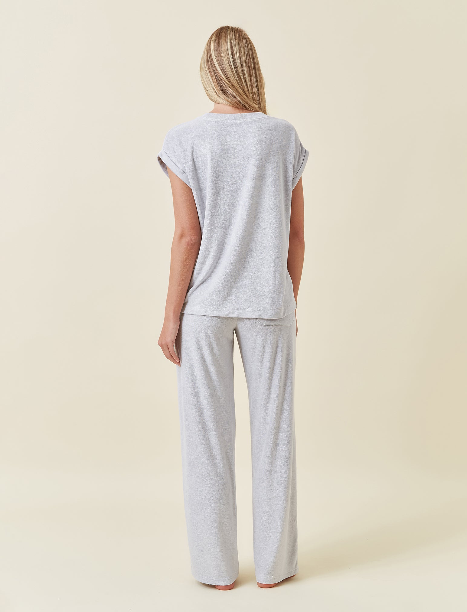 Resort Terry Tee and Full Length Pant Set