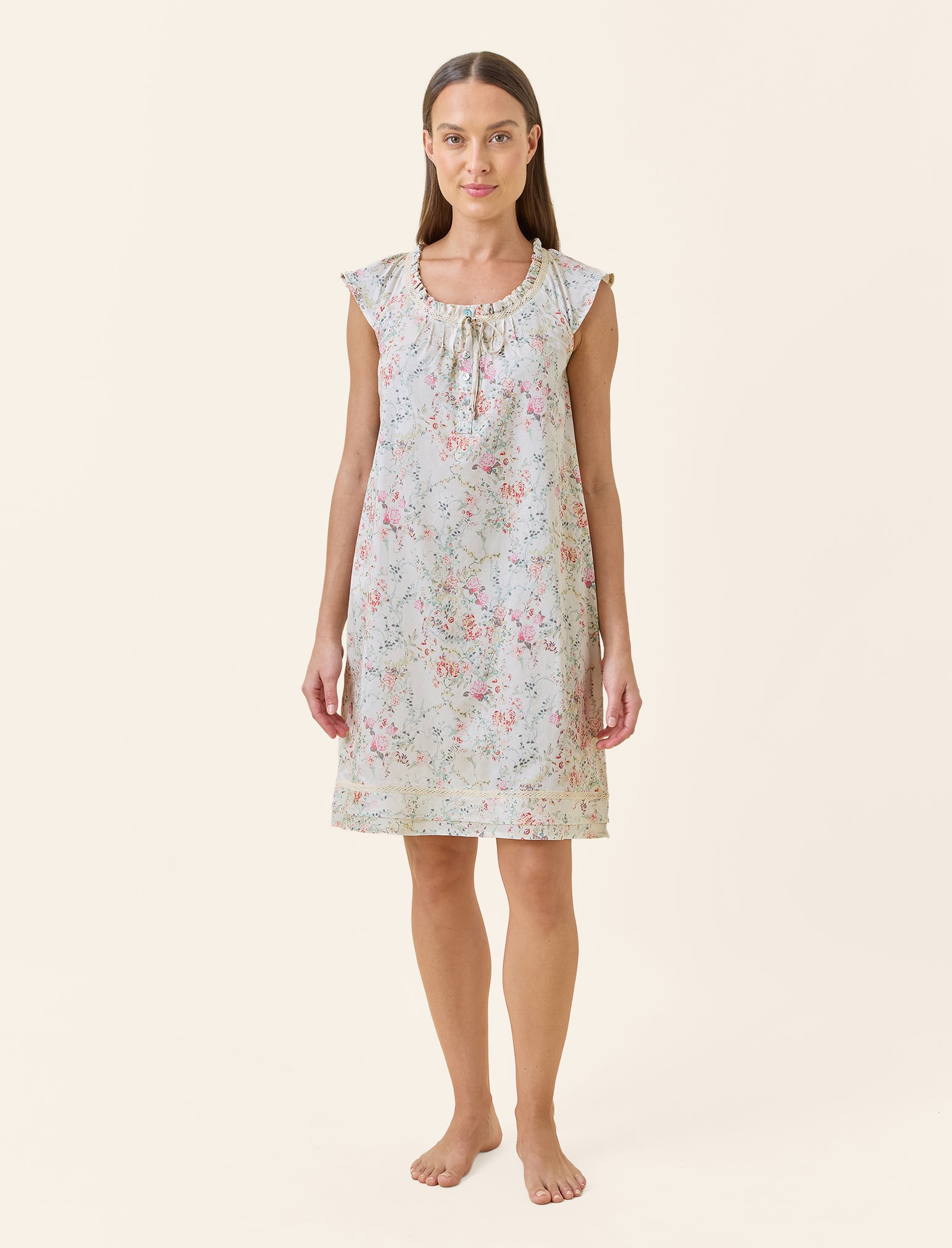 Yolly Flutter Lace Nightgown