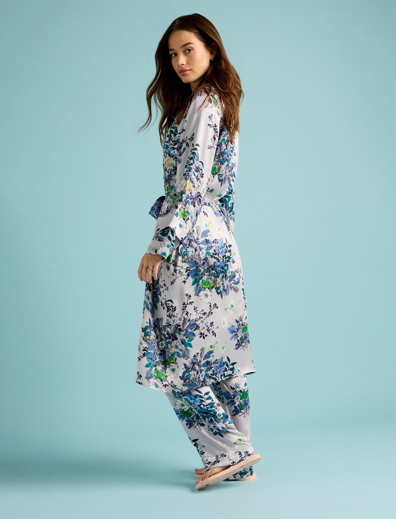 Karen Walker Love Letter Silk Maxi Robe