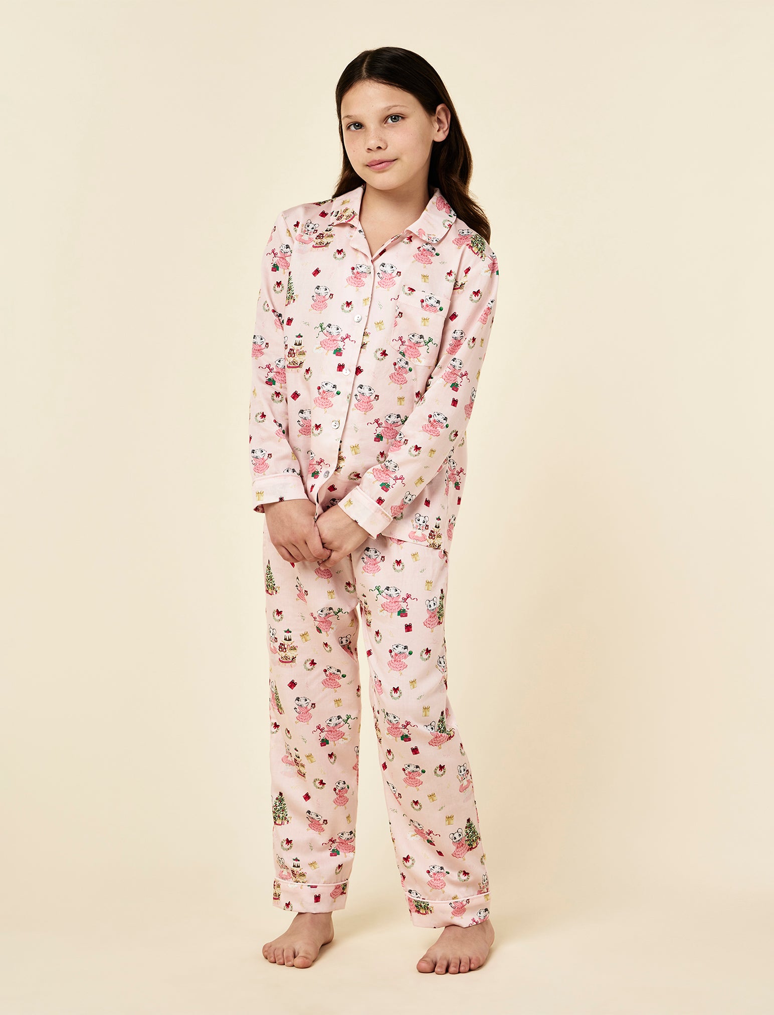 Claris The Mouse Kids Full Length PJ Set