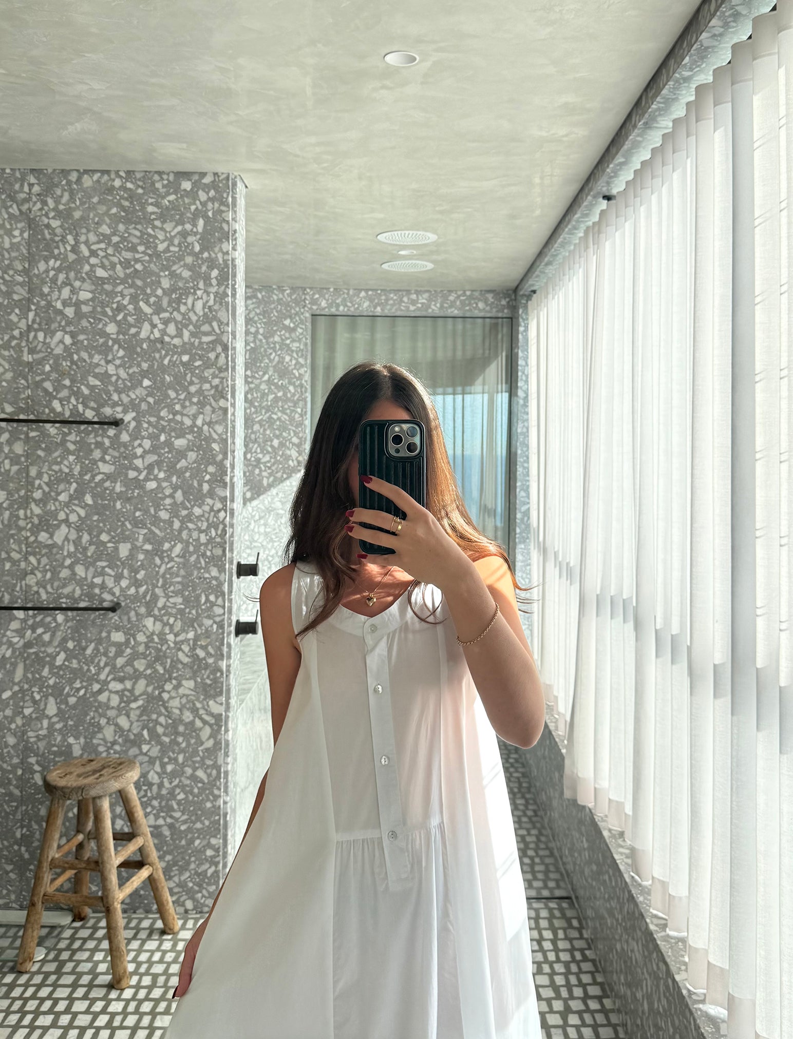 Madison Panel Front Maxi Nightgown