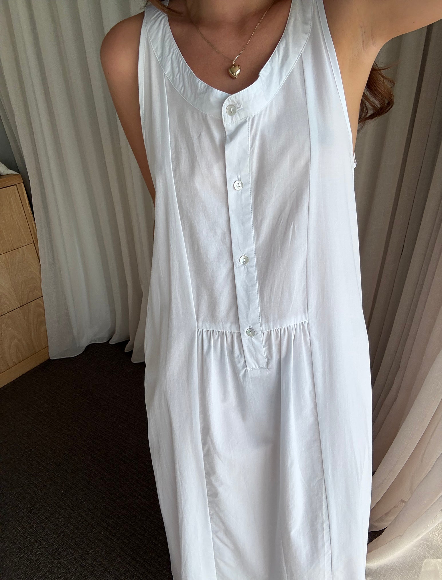 Madison Panel Front Maxi Nightgown